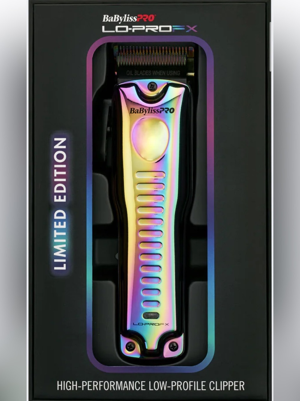 BaBylissPRO Lo-Pro X Limited Edition Iridescent Men's Clipper